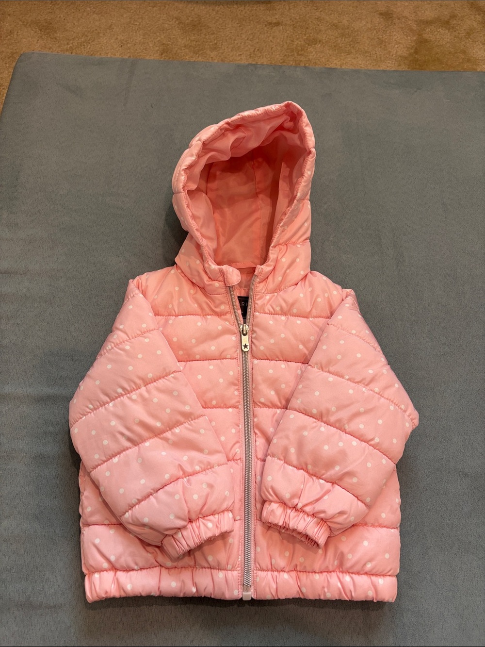 Primark Girls Pink Puffer Jacket 12-18 months